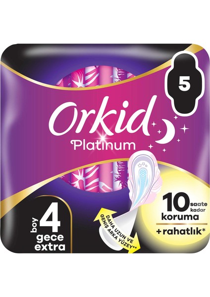 Platinum Gece Ekstra Hijyenik Ped 5 Adet Tekli Paket fiyatları