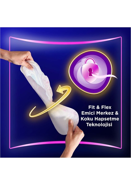 Platinum Gece Ekstra Hijyenik Ped 5 Adet Tekli Paket fırsatları