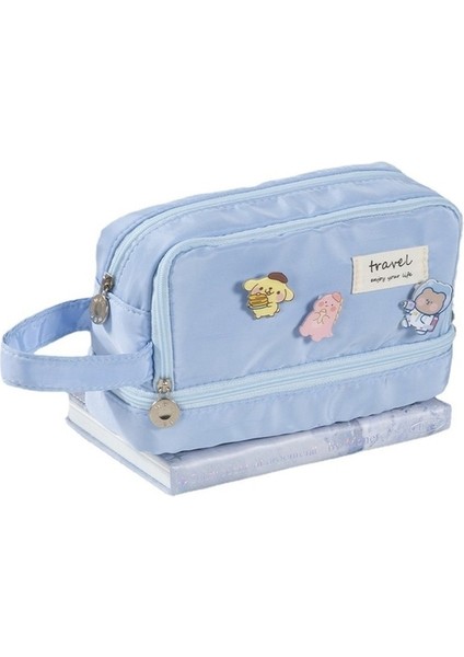 Ww 5 Katlı Büyük Kapasiteli Kalem Kutusu-Mavi (Yurt Dışından)