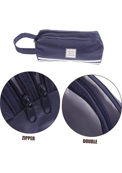 Heamor Oxford Kumaş Kalem Kutusu Makyaj Fırçası Çantası Fermuarlı Kalem Çantası Işaretleyici Tutucu Organizatör Güzel Kalemlik Okul Çantası Çizim Kalemler Çantası Kalem Kaynağı Kalem (Yurt Dışından) indirimleri