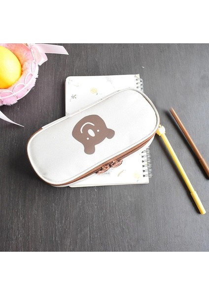 Heamor Sevimli Karikatür Kalem Çantası Dayanıklı Yumuşak Oxford Kumaş Büyük Kapasiteli Kalem Kutusu Sevimli Desenli ve Kolay Depolama ile Öğrenciler Için Çok Amaçlı Kalem Çantası Tip 3 (Yurt Dışından) modelleri