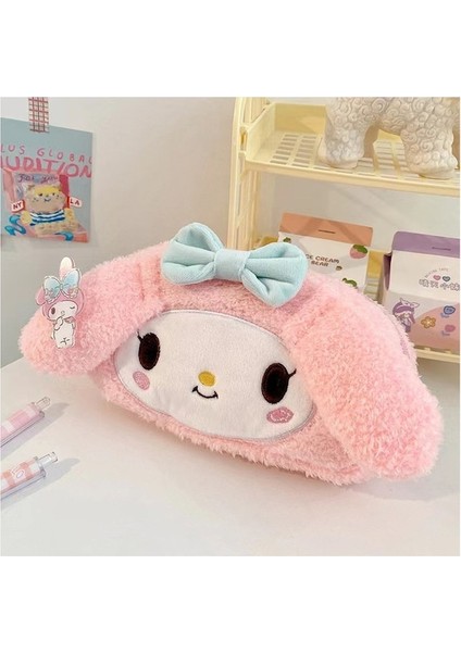 Ww Sevimli Peluş Kalem Kutusu Kırtasiye Çantası-Pembe (Yurt Dışından)