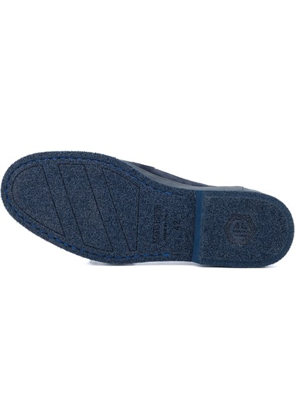 Erkek Deri Mavi Loafer Ayakkabı 1024 64608 Erk Ayk Y24 Blu