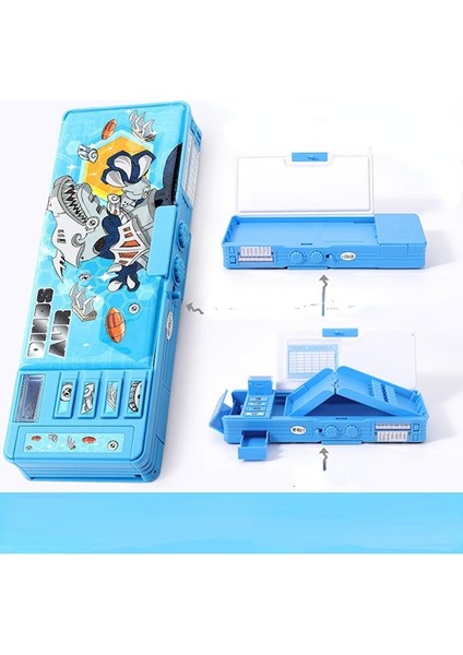 Ww Çok Fonksiyonlu Öğrenci Kalem Kutusu-Açık Mavi (Yurt Dışından)