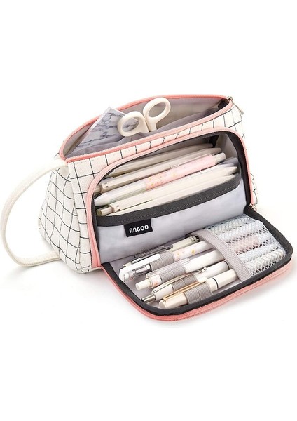 Kalem Kutusu Çift Bölmeli Kalemlik (Yurt Dışından)