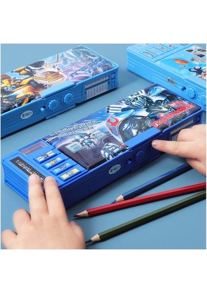 Hss Mectime Kalem Kutusu Öğrenci Büyük Kapasiteli Kırtasiye Kutusu -Koyu Mavi (Yurt Dışından) fiyatları