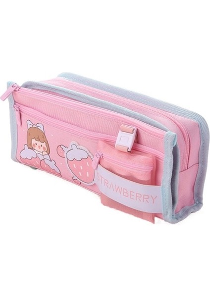 Star Büyük Kapasiteli Çok Fonksiyonlu Ilkokul Öğrencisi Karikatür Kalem Kutusu (Yurt Dışından)