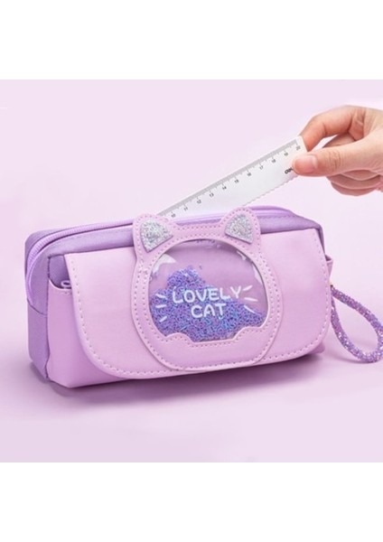 Jolıta Shiny Cat Büyük Kapasiteli Kalem Kutusu Mor (Yurt Dışından) fırsatları