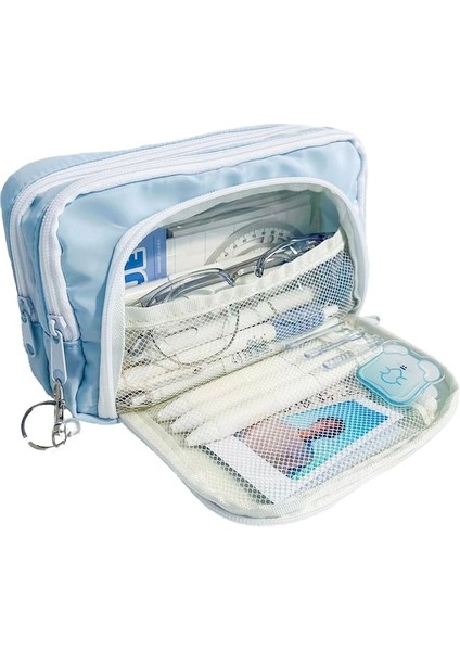 Hyt-Öğrenci Kırtasiye Malzemelerinin Saklanması Için Geniş Kapasiteli Çok Fonksiyonlu Kalem Kutusu (Yurt Dışından)