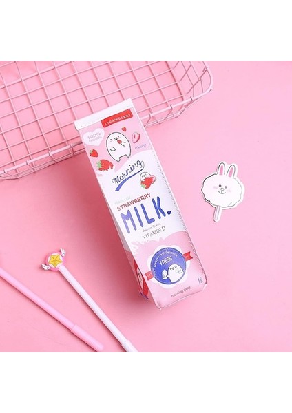 Heamor Kawaii Süt Kartonu Kalem Kutusu Kutusu Kesesi Sevimli Anime Estetik Çizgi Film Kırtasiye Düzenleyici Çanta Tutucu Fermuarlı Okul Malzemeleri Ile Taşınabilir Japon J - B (Yurt Dışından) fırsatları
