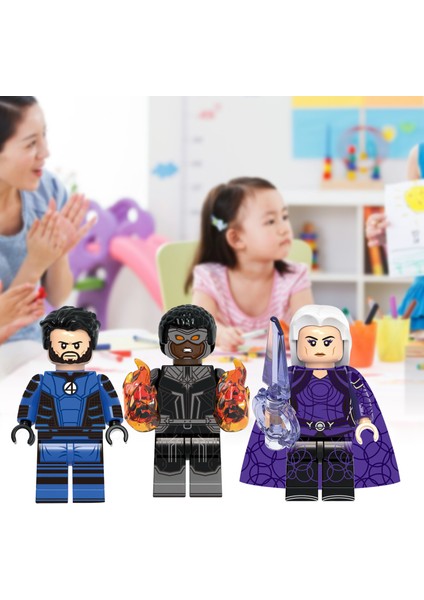 Yapı Taşı Oyuncak Dıy Montajlı Güzel Minifigure Blok Oyuncak Yapı Taşı Bulmaca (Yurt Dışından)