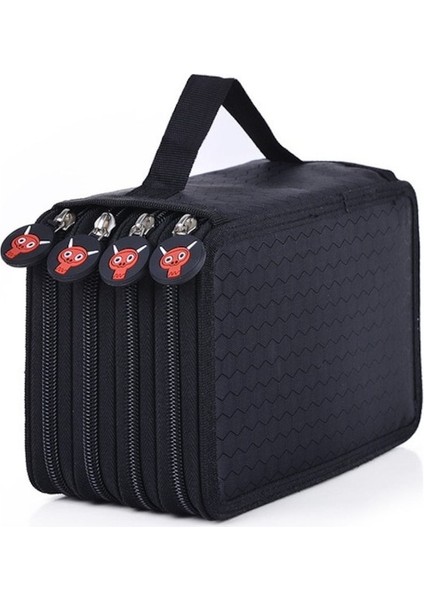 Luckystars 72 Delik Renkli Kawaii Yüksek Kapasiteli Sanat Kalem Kalem Kutusu Kalem Çantası (Yurt Dışından)