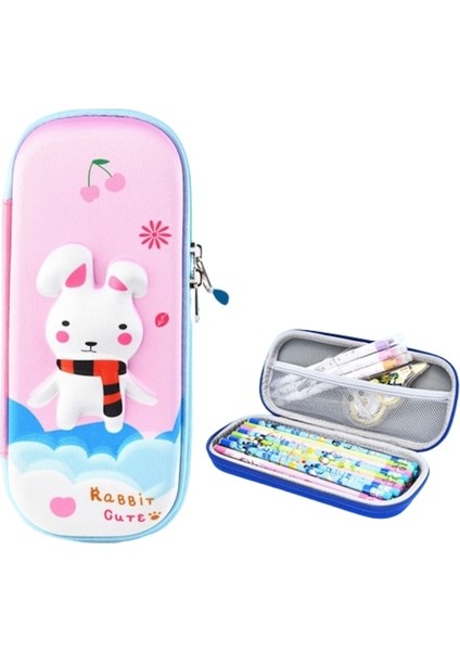Afif Çocuk Çizgi Film Sevimli Kalem Çantası-Bunny (Yurt Dışından)
