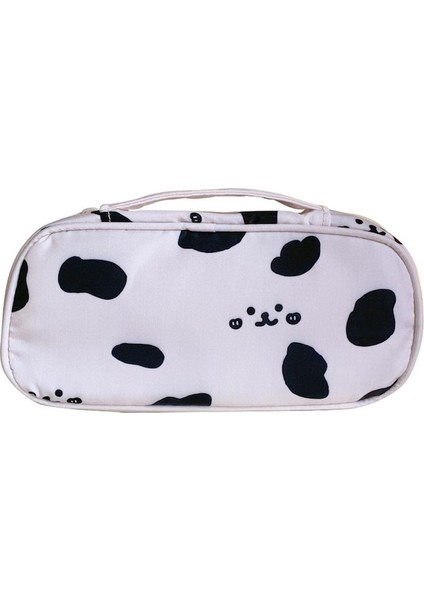 Heamor Büyük Kapasiteli Sevimli Kalem Kutusu, Sevimli Görünüm, Kanvas Malzemesi, Çok Fonksiyonlu Düzenleyici, Geniş Uygulamalar (Yurt Dışından)