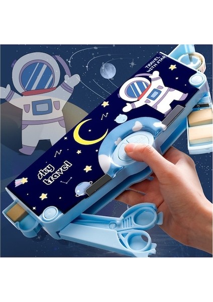 Hss Mectime Kalem Kutu Öğrenci Büyük Kapasiteli Kırtasiye Kutusu-Koyu Mavi (Yurt Dışından) modelleri