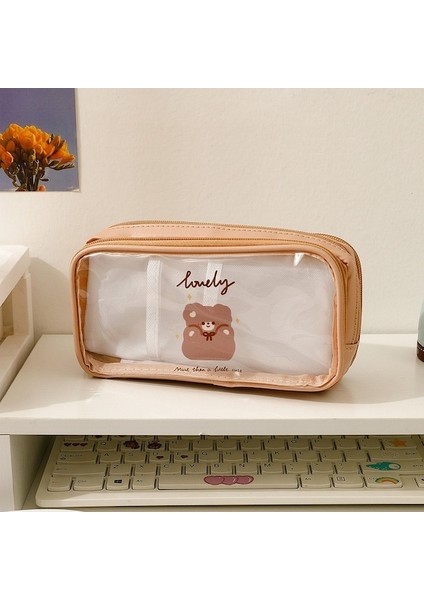 Ww Çok Bölmeli Büyük Kapasiteli Kalem Kutusu-Pembe (Yurt Dışından) modelleri