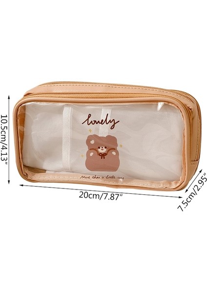 Ww Çok Bölmeli Büyük Kapasiteli Kalem Kutusu-Pembe (Yurt Dışından) indirimleri