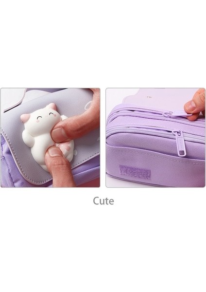 Ww Sevimli Kedi Kalem Kutusu Mor (Yurt Dışından) fırsatları