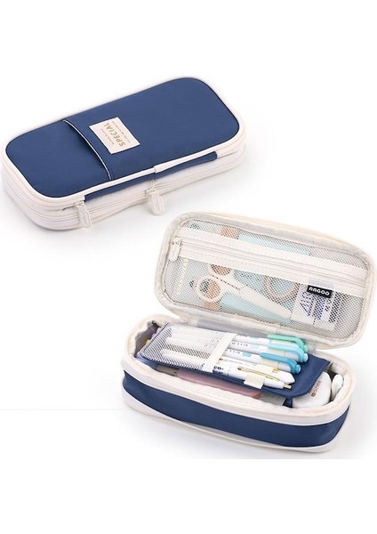 Jolıta Macaron Renk Eşleştirmeli Büyük Kapasiteli Yükseltilmiş Kalem KUTUSU-68201 (Yurt Dışından)