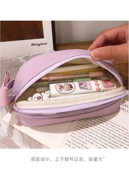 Öğrenci Kalem Kutusu - Mor (Yurt Dışından) fırsatları