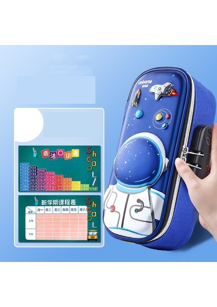 Jolıta 3D Kalem Kutusu Çift Katmanlar Organizatör Sevimli Kız Erkek Okul Ofis Malzemeleri Için Kalem Kılıfı Kutusu -A002 (Yurt Dışından)