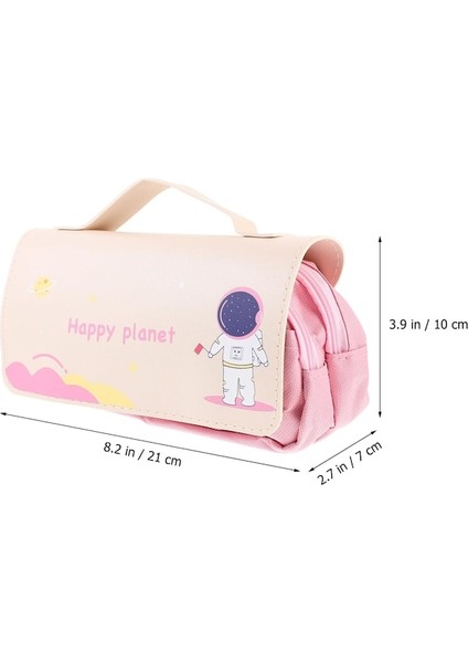 Heamor Astronot Kalem Kutusu Büyük Kapasiteli Sevimli Kalem Çantası Karikatür Saklama Çantası Anaokulu ve Okul Için Kalemlik (Yurt Dışından) modelleri