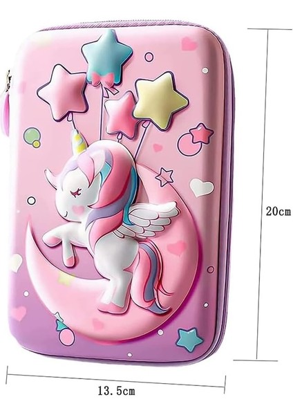 Heamor Su Geçirmez Eva Kalem Kutusu Sevimli Kız Kalem Kutusu 3D Karikatür Kalem Kutusu (Yurt Dışından) fiyatları