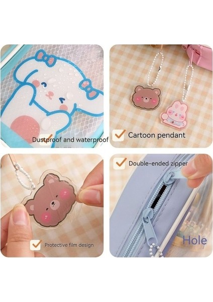 Ww Kırtasiye Şeffaf Büyük Kapasiteli Öğrenci Kalem Kutusu-Mavi (Yurt Dışından) indirimleri