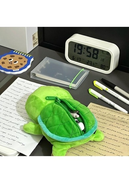 Komik Kaplumbağa Bebek Kalem Kutusu, Kaplumbağa Peluş Öğrenci Masaüstü Kırtasiye Çantası (Yurt Dışından) fırsatları
