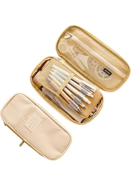 Haiyaao QB01 Büyük Kapasiteli Kalem Kutusu, Haki (Yurt Dışından)