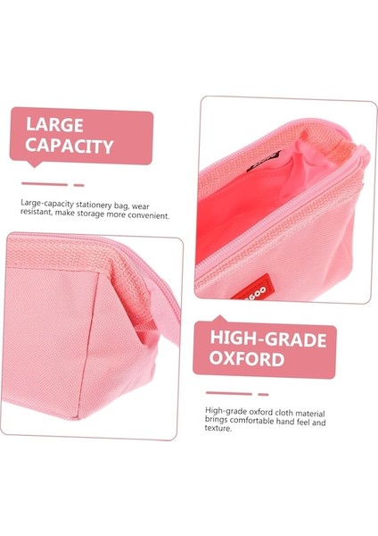 Heamor Büyük Kapasiteli Saklama Çantası Işaretleyici Kalem Çok Amaçlı Oxford Kumaş Çocuk - Pembe (Yurt Dışından) modelleri