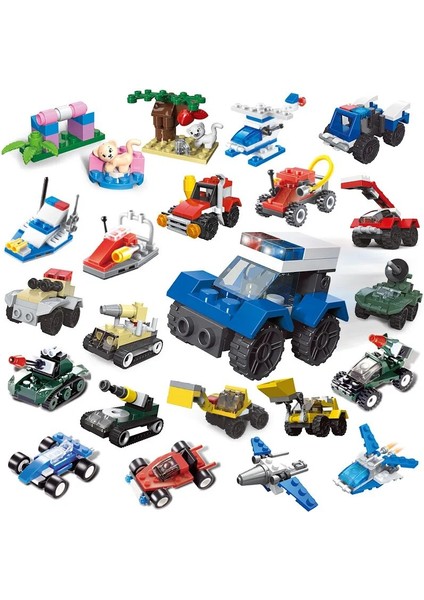 Mini Taşıma Tankı Uçak Araba Eğitici Montajlı Modeller Yapı Taşları Uyumlu Küçük Tuğla Oyuncaklar Çocuklar Için (Yurt Dışından)