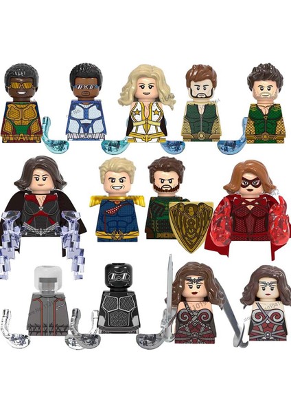 Tv Dizisi Film Anime Serisi Süper Kahraman Yeni Tuğlalar Dıy Anime Minifigures Teknik Montaj Çocuk Oyuncak Yapı Taşları Bebek Hediyeleri (Yurt Dışından)