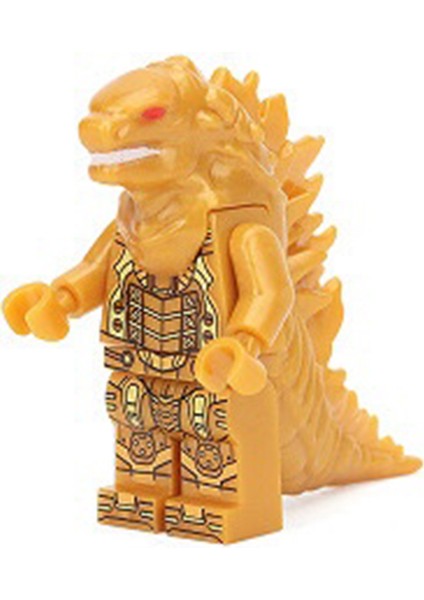 Adet/takım Godzilla Blok Oyuncaklar Yapı Tuğlaları Oyuncak Figürü (Yurt Dışından)