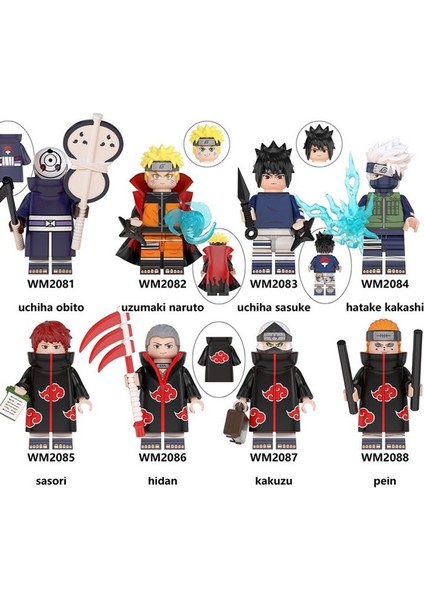 Blocos De Montar Naruto Brinquedos (Yurt Dışından)