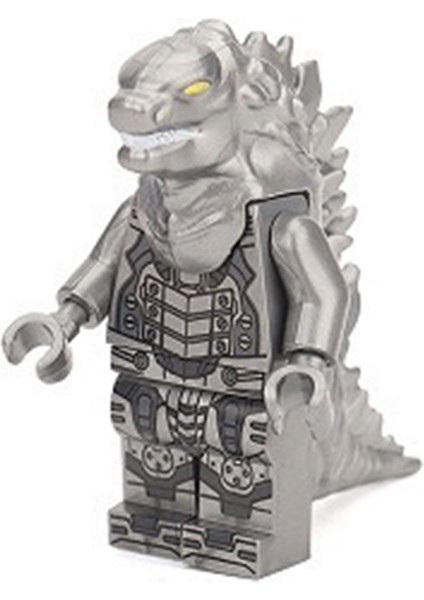Adet/takım Godzilla Blok Oyuncaklar Yapı Tuğlaları Oyuncak Figürü (Yurt Dışından)
