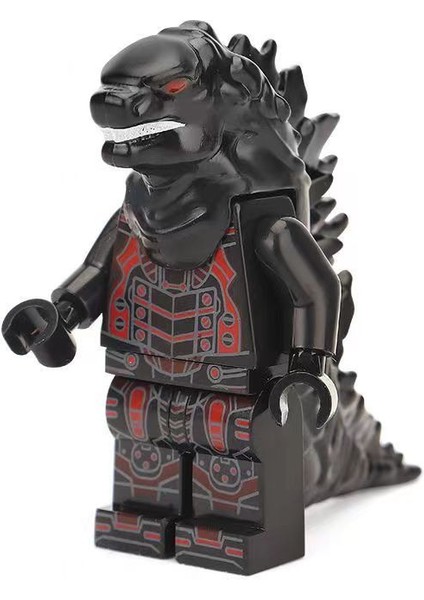 Adet/takım Godzilla Blok Oyuncaklar Yapı Tuğlaları Oyuncak Figürü (Yurt Dışından)