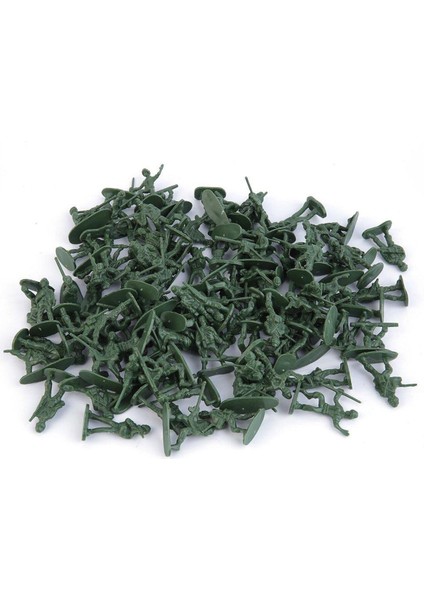 Ur 100 Adet/paket Askeri Plastik Oyuncak Askerler Ordu Erkek Figürleri 12 Pozlar Hediye (Yurt Dışından)