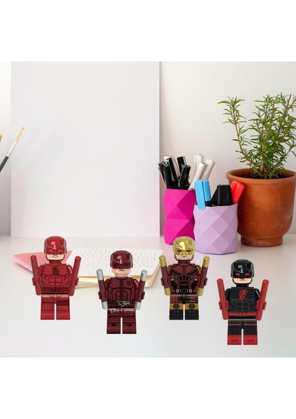 Childrenworld Aksiyon Minifigure Eğlenceli Çocuk Erken Gelişim Kahramanı Mini Şekil Oyuncak (Yurt Dışından)