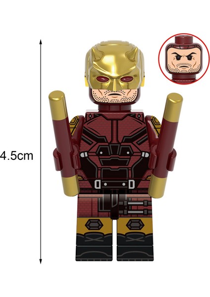 Childrenworld Aksiyon Minifigure Eğlenceli Çocuk Erken Gelişim Kahramanı Mini Şekil Oyuncak (Yurt Dışından)
