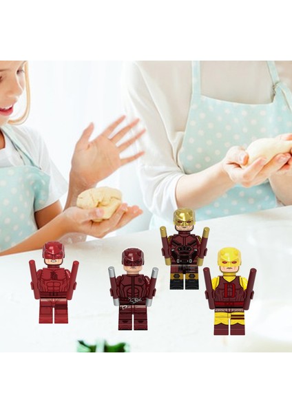 Childrenworld Aksiyon Minifigure Eğlenceli Çocuk Erken Gelişim Kahramanı Mini Şekil Oyuncak (Yurt Dışından)