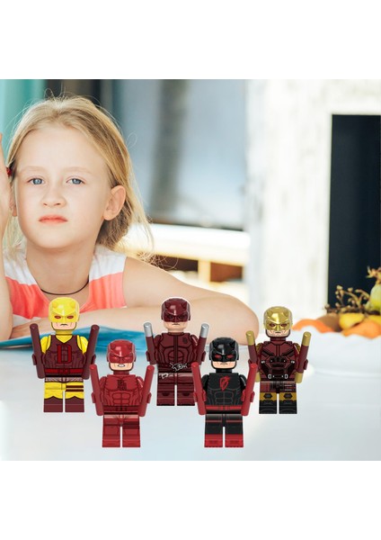 Childrenworld Aksiyon Minifigure Eğlenceli Çocuk Erken Gelişim Kahramanı Mini Şekil Oyuncak (Yurt Dışından)
