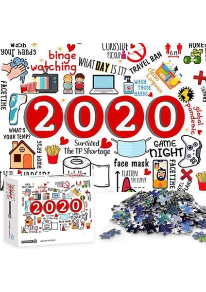 Çocuklar Için Yapbozlar 1000 Parça Yapboz 2021'E Kadar Yapboz Yapboz Arkadaş Veya Aileyle Çocuk Yapbozları Çocuklar Için Kendin Yap (Yurt Dışından)