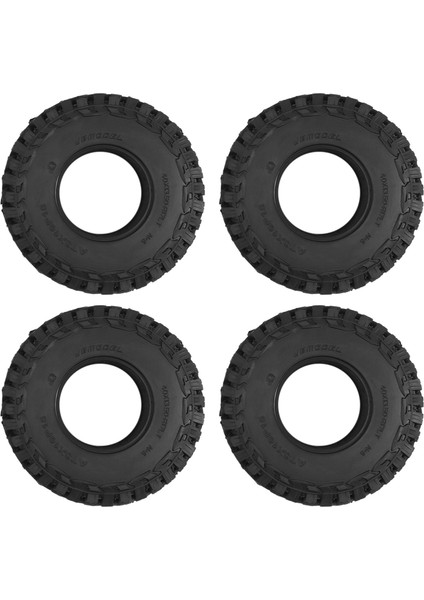 4 Adet 110MM 1.9 Kauçuk Jant Lastik Lastikleri 1/10 Rc Paletli Araba Eksenel SCX10 90046 SCX10 Iıı AXI03007 Traxxas Trx4 D90 (Yurt Dışından)