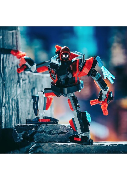 Intikamcı Örümcek Adam: Örümcek Ayetine Miles Morales Yapı Taşları Çocuklar Için Noel Oyuncakları (Yurt Dışından)