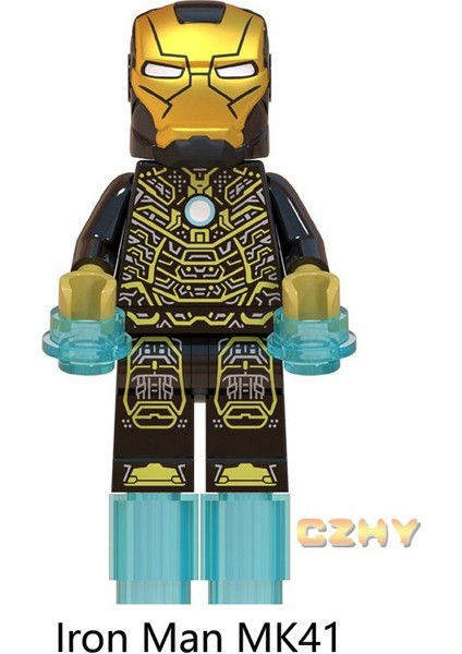 Kaptan Marvel Minifigures Süper Kahramanlar Outrider Iron Man MK50 Mk1 Mk5 MK85 MK41 Yapı Taşları Modeli Tuğla Setleri Oyuncaklar Ldren Için WM6055 (Yurt Dışından)