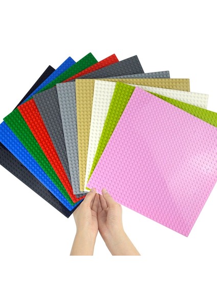 Klasik Taban Plakaları 4 Stil Plastik Montaj Tuğla Taban Plakası Figürleri Şehir Sokak Yol Plakası Uyumlu Leduo Yapı Taşı (Yurt Dışından)