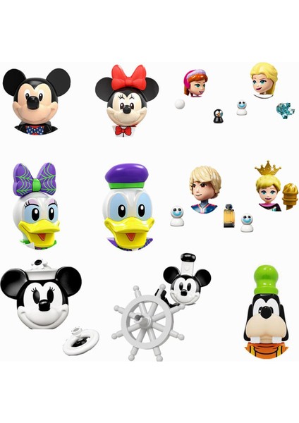 Mickey Mouse Minnie Mouse Donald Duck Papatya Ördek Modeli Yapı Taşları Tuğla Setleri Klasik Bebek Çocuk Oyuncakları Erkek Çocuklar Için Hediye (Yurt Dışından)