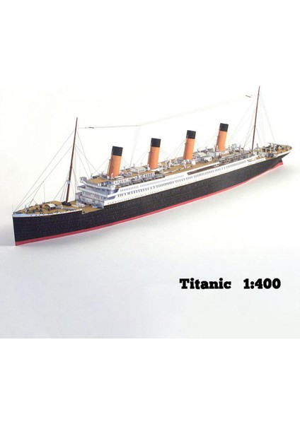 1:400 Dıy El Sanatları Titanic Gemi 3D Kağıt Modeli Setleri Oyuncaklar (Yurt Dışından)