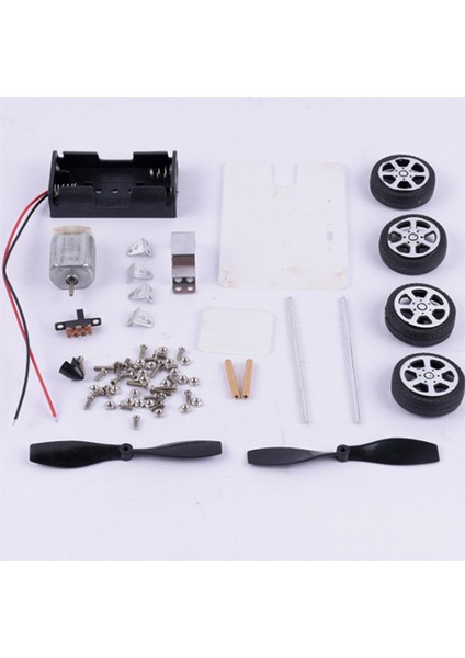 Mini Rüzgar Araç Kiti 130 Motor Diy Araba El Yapımı Bilimsel Deney Eğitici Oyuncaklar Çocuk Doğum Günü Hediyeleri Için (Yurt Dışından)